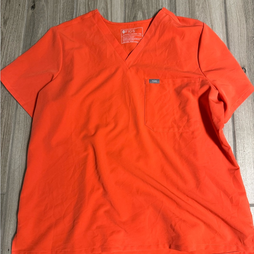 🔥 Figs Fireside Caterina One Pocket Top & Zamora Jogger Scrub Bottoms XXL - Picture 6 of 8